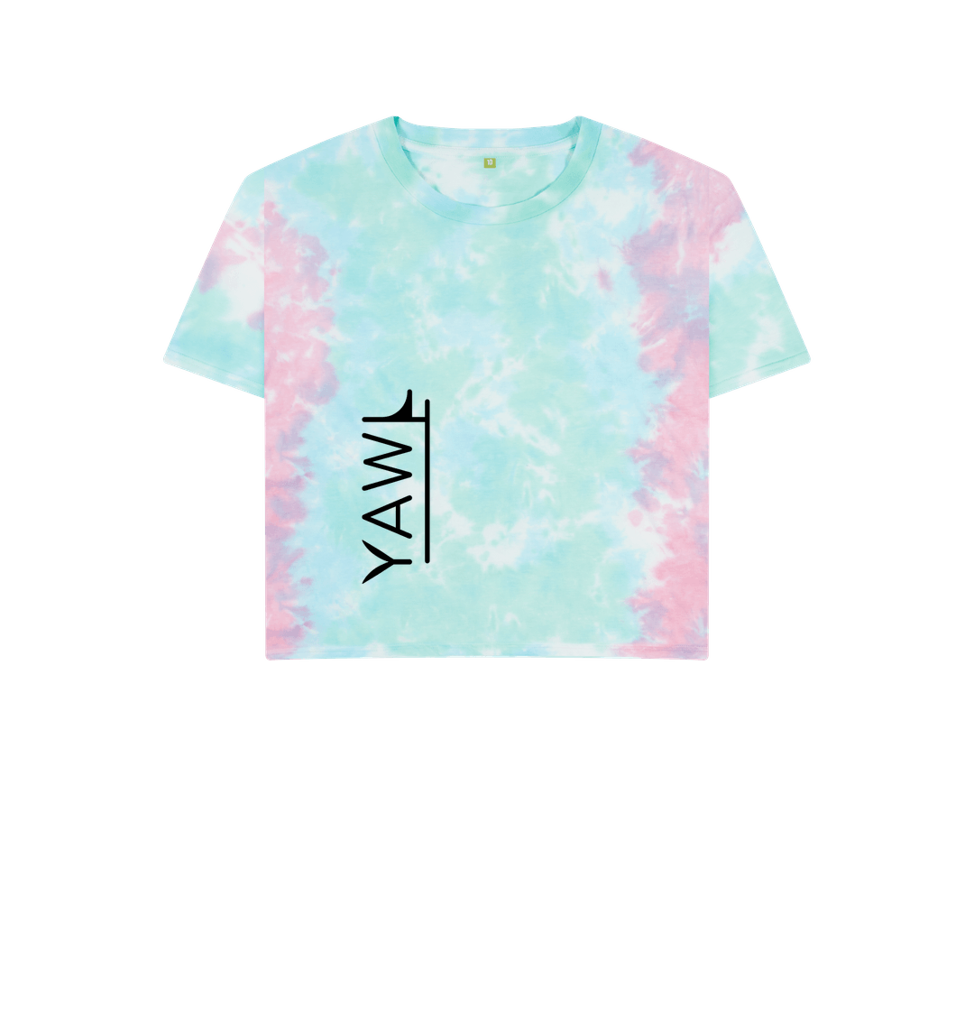 Pastel Tie Dye YAWL Boxy Tshirt