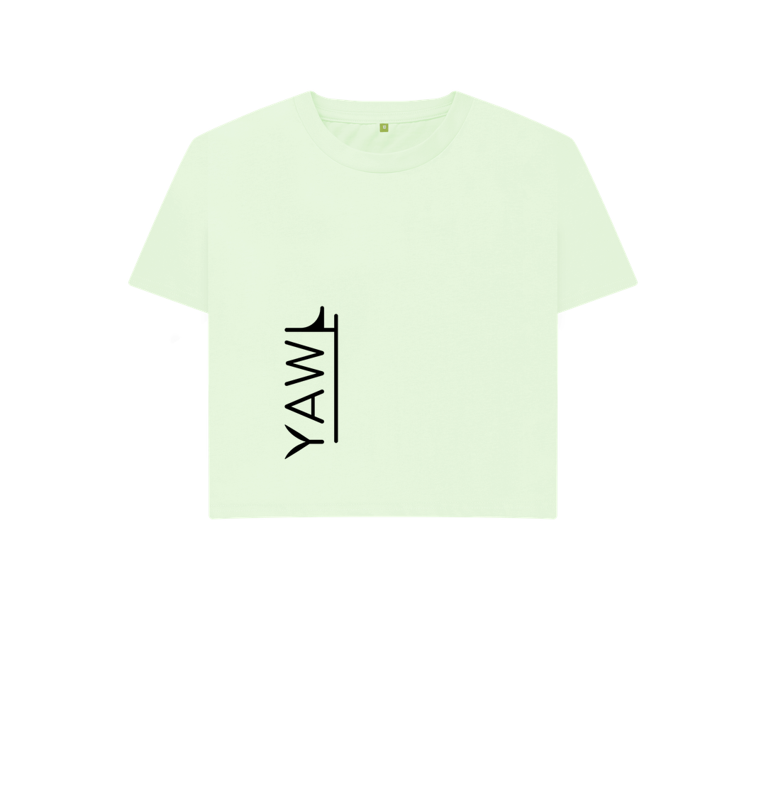 Pastel Green YAWL Boxy Tshirt