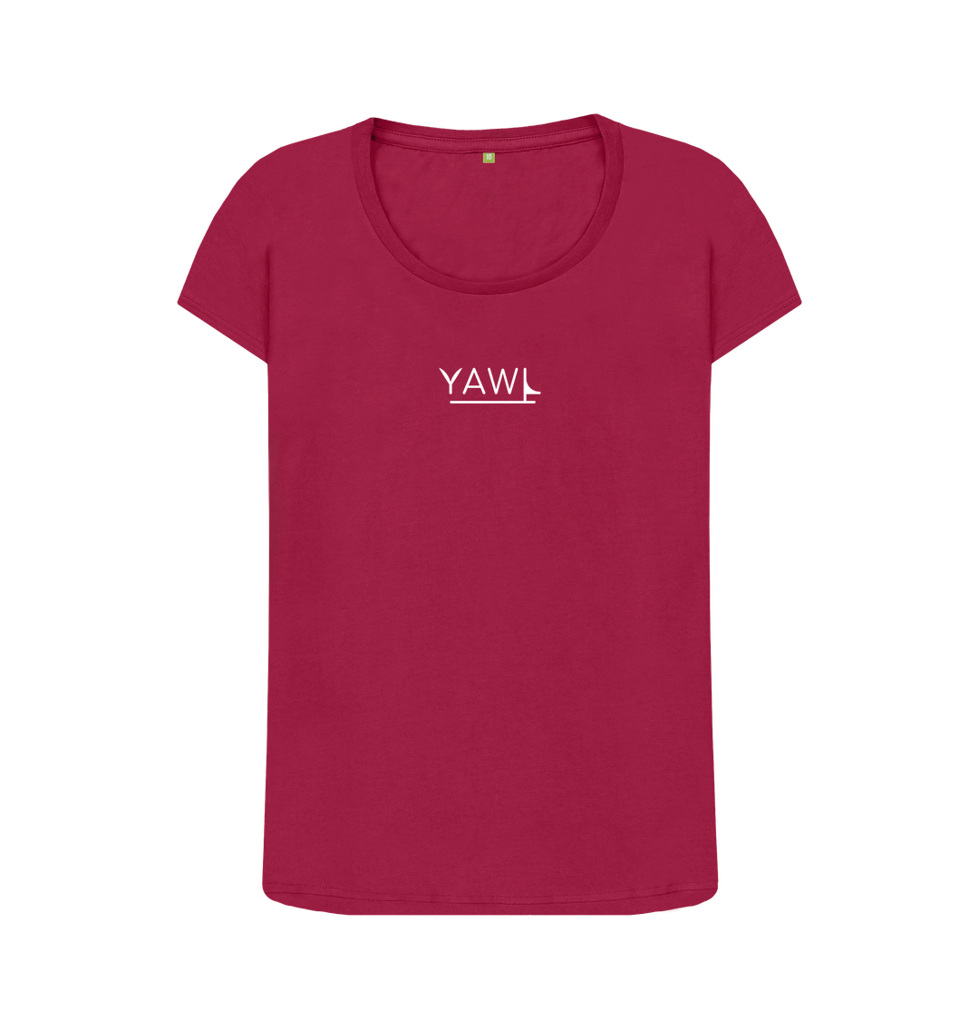 Cherry YAWL Scoop Neck Tshirt