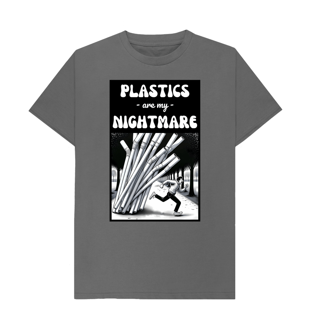 Slate Grey 'Plastics are my Nightmare' Tshirt