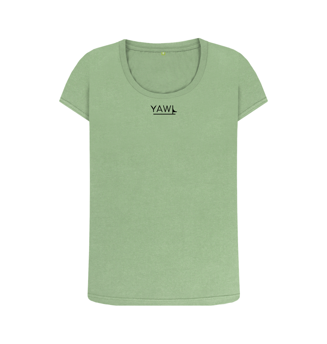 Sage 'Threads of Change' (Light) Scoop Neck