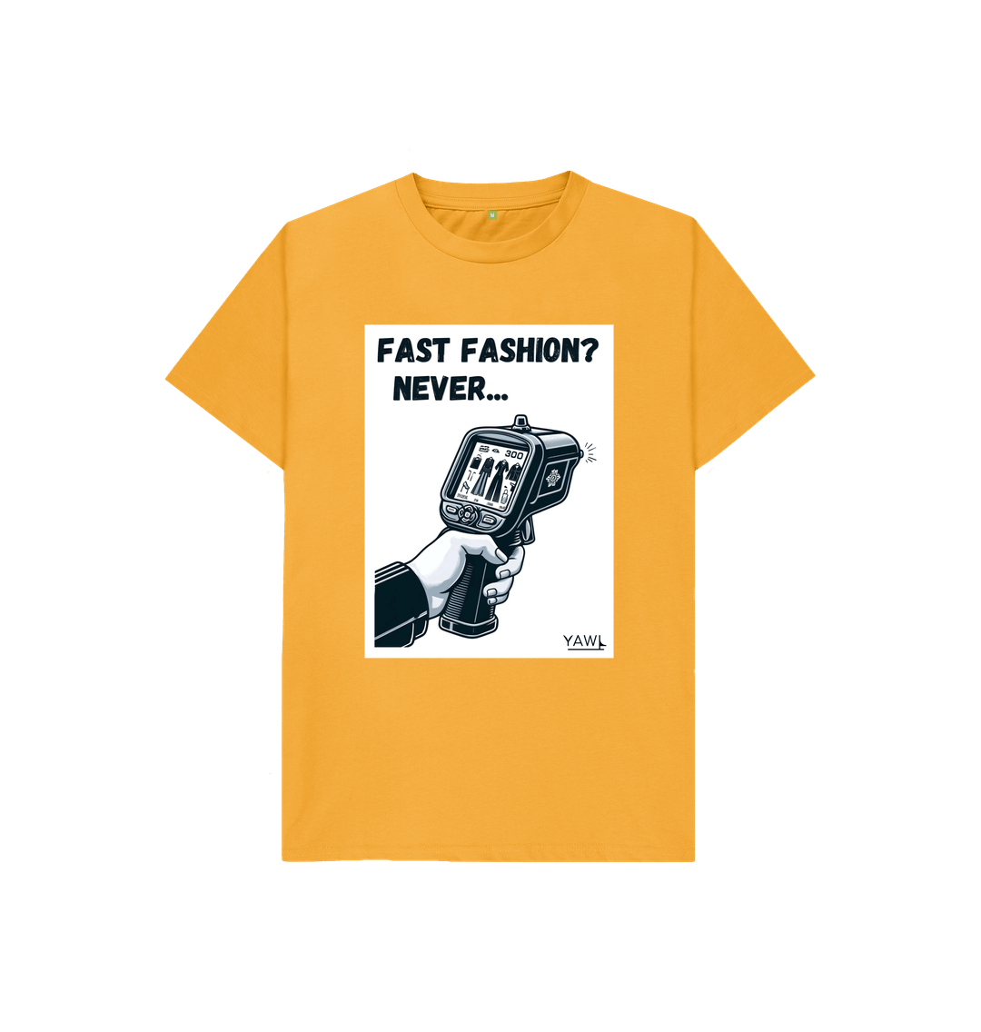 Mustard 'Fast Fashion? Never...' Kids Tshirt