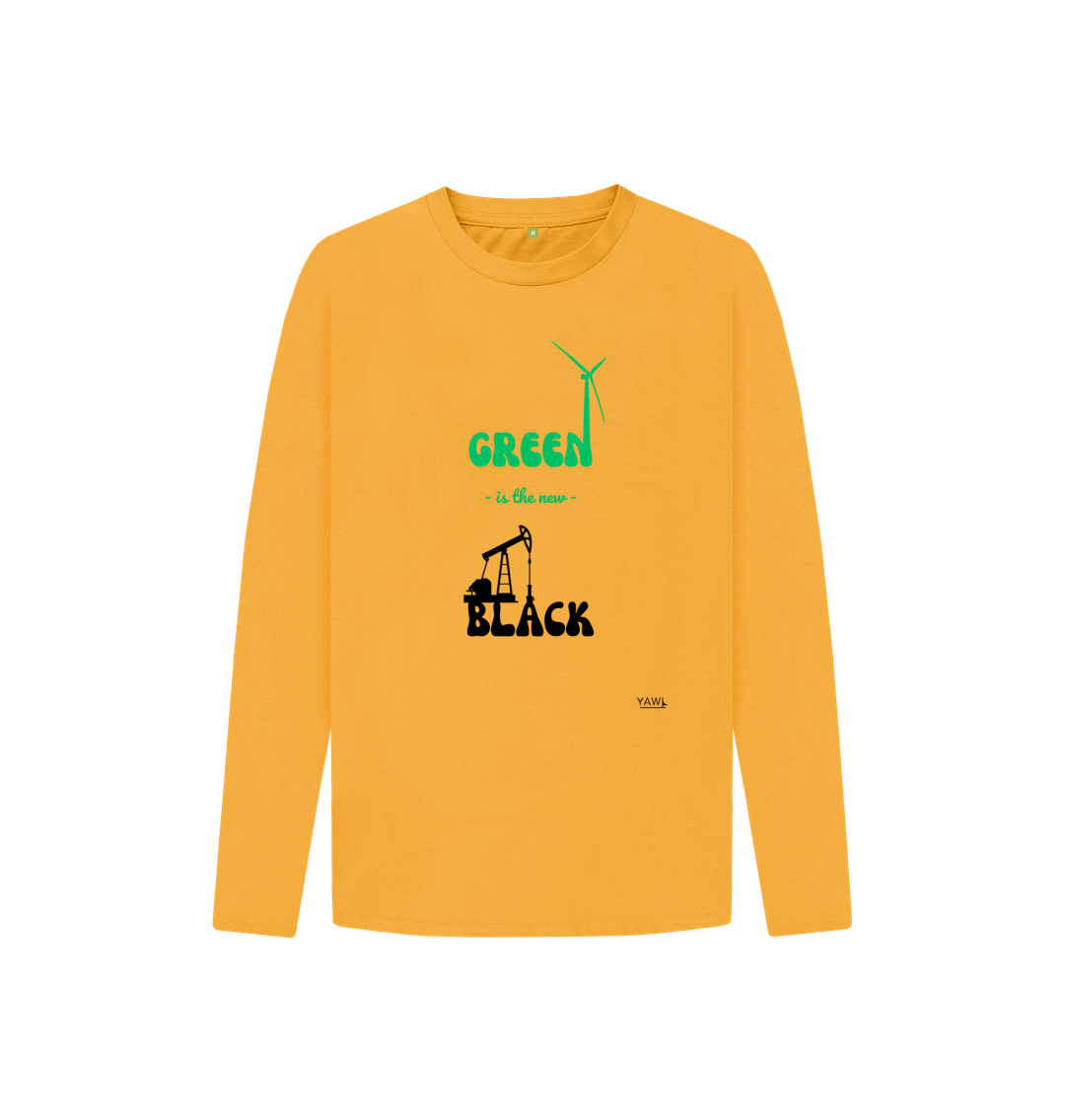 Mustard 'Green is the New Black' Kids Long Tshirt