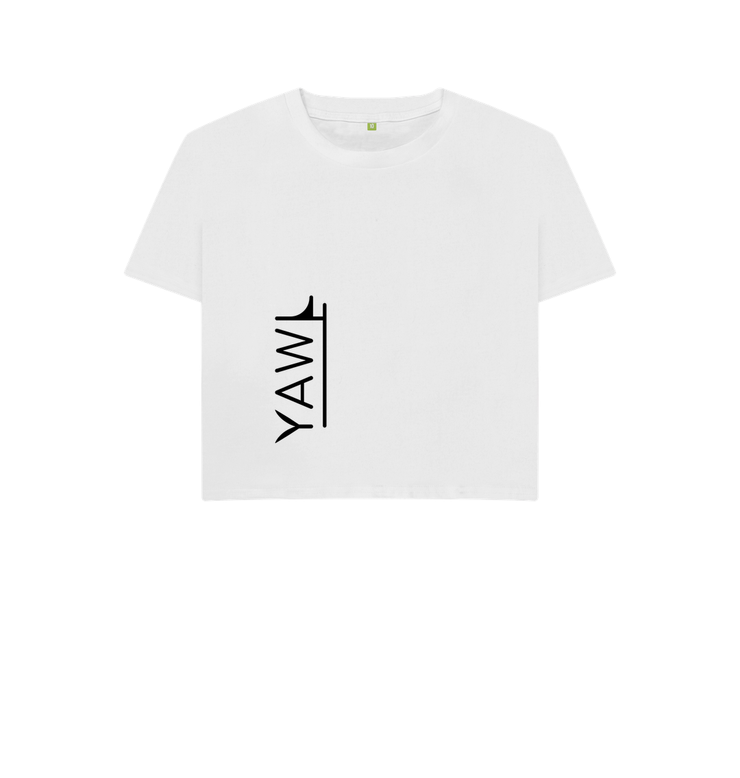 White YAWL Boxy Tshirt