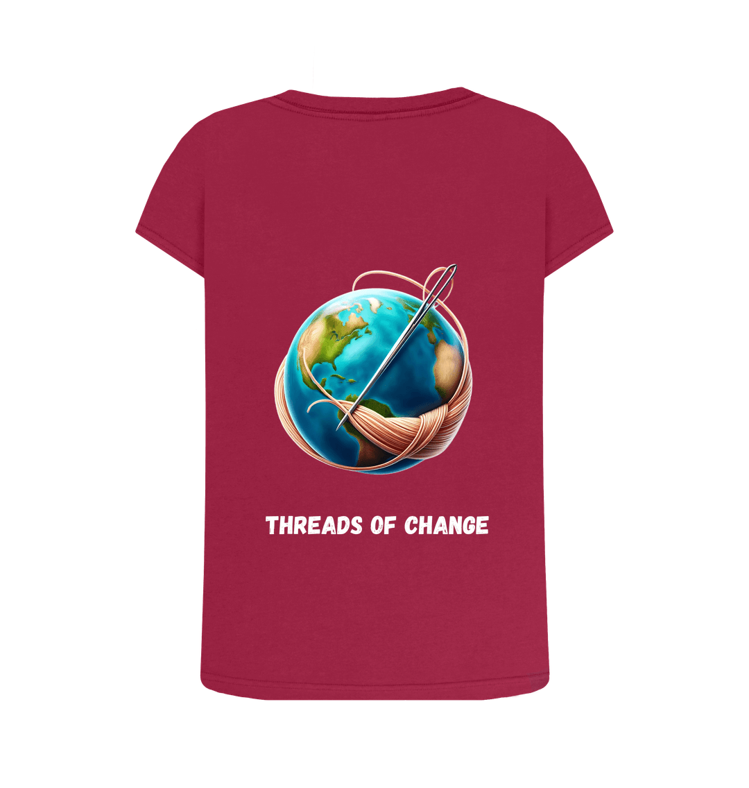 'Threads of Change' (Dark) Scoop Neck