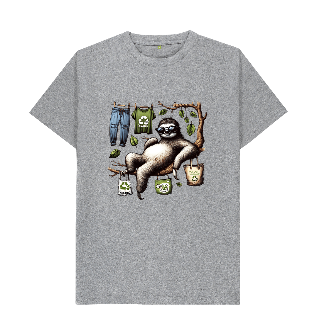 Athletic Grey Lazy Sloth Tshirt