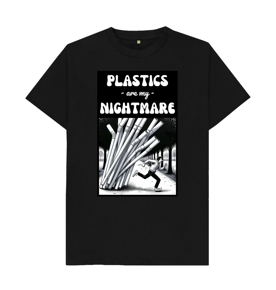 Black 'Plastics are my Nightmare' Tshirt