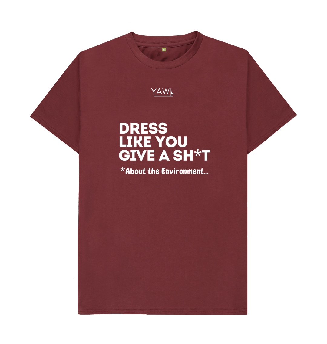 Red Wine 'Dress Like You Give A' Tshirt