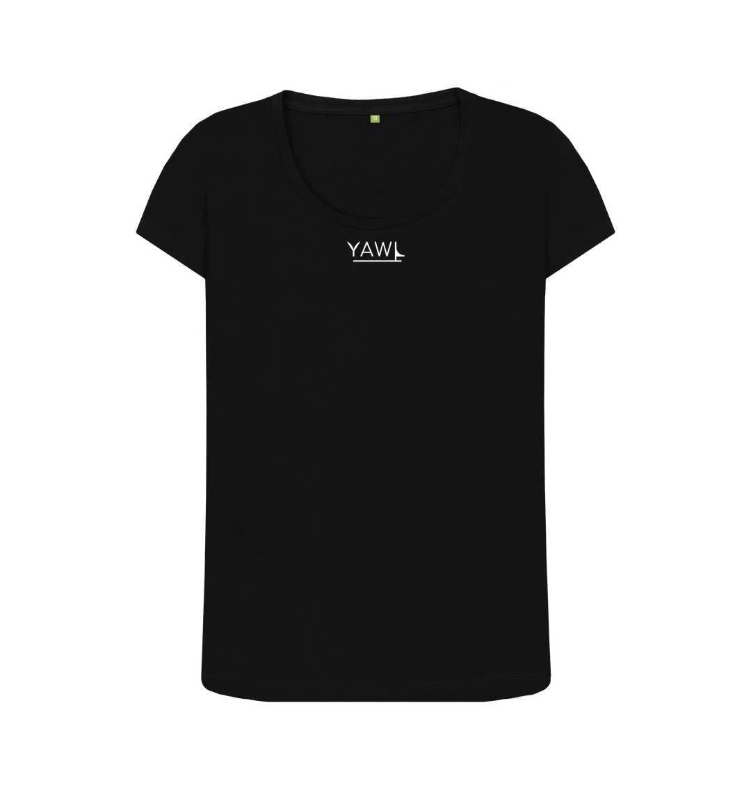 Black 'Threads of Change' (Dark) Scoop Neck