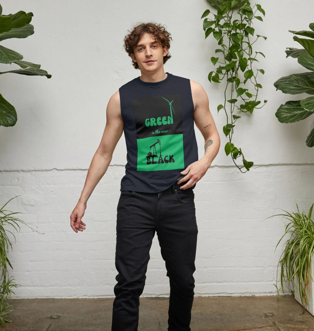 'Green is the New Black' Vest