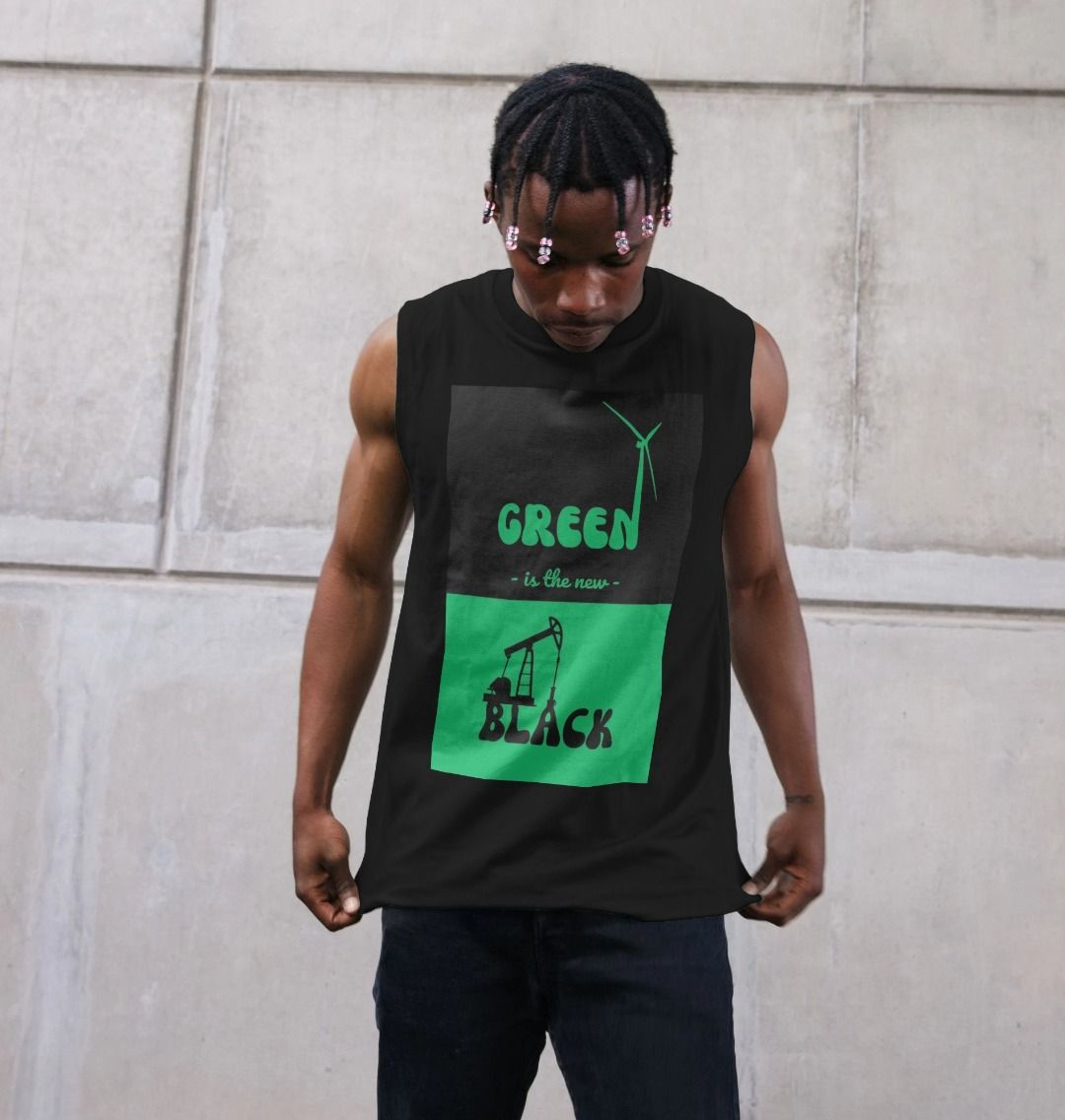 'Green is the New Black' Vest