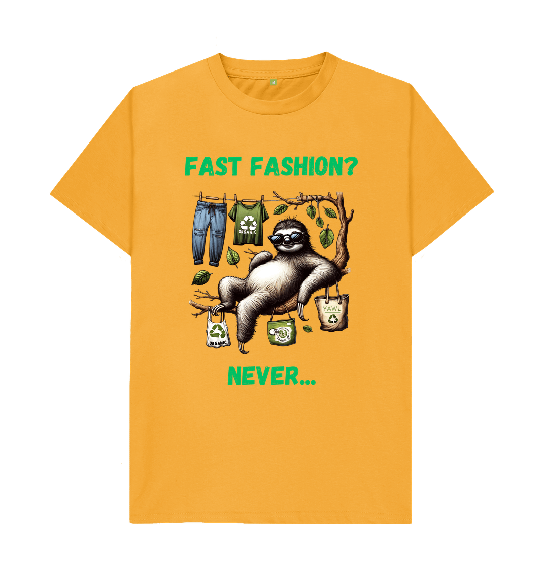 Mustard 'Fast Fashion?' Sloth Tshirt