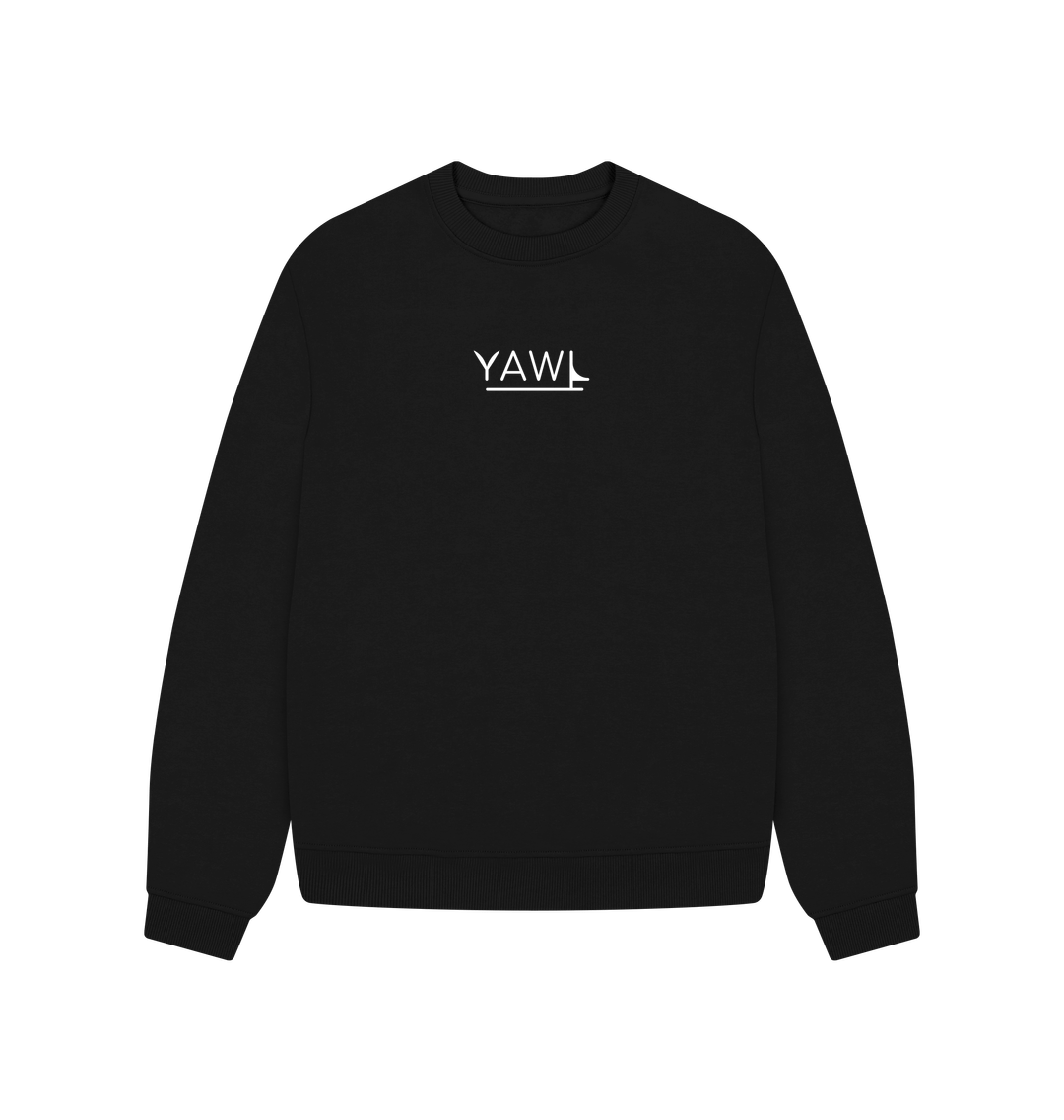 Black YAWL Oversized Sweater