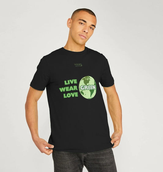 'Live, Wear, Love Green' Tshirt