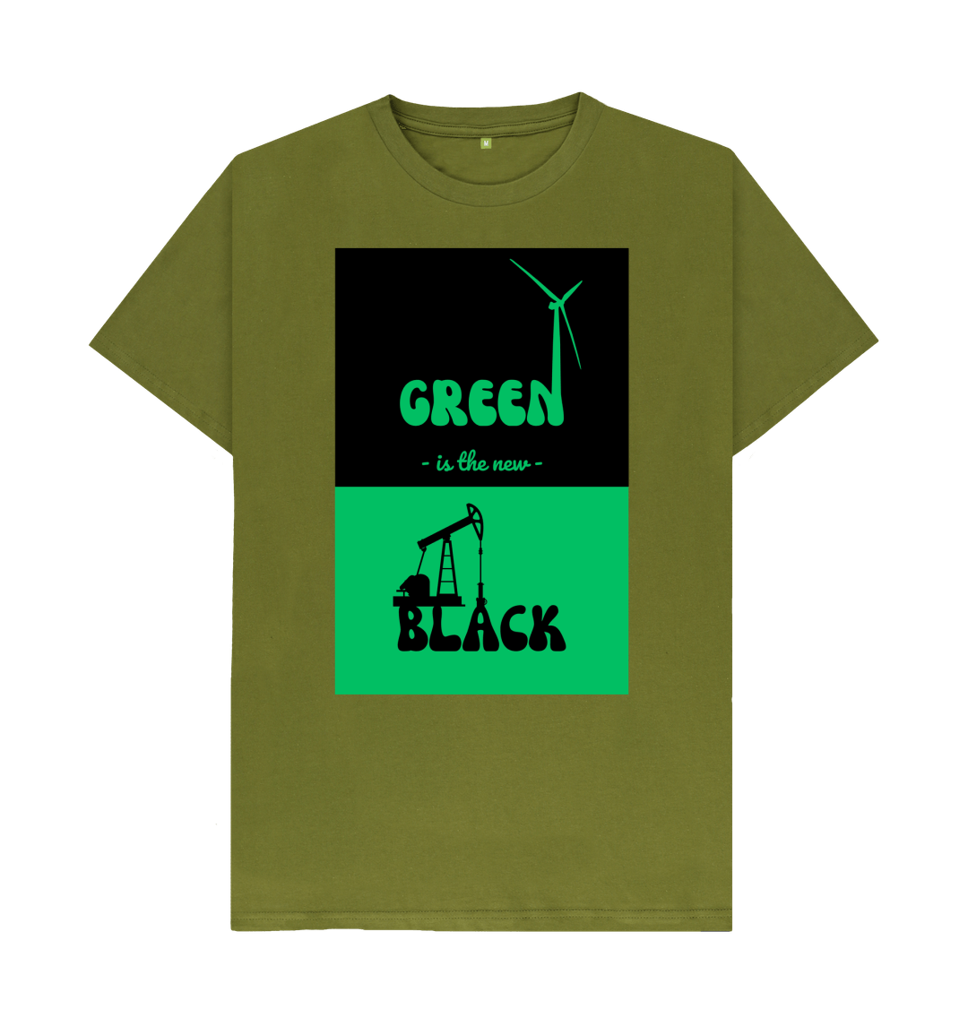 Moss Green Yawl's Green is the new Black Tshirt