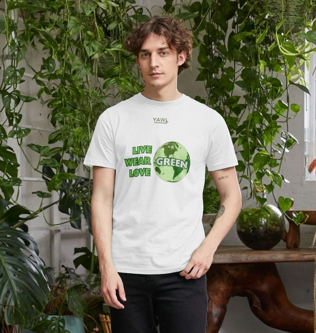 'Live, Wear, Love Green' Tshirt